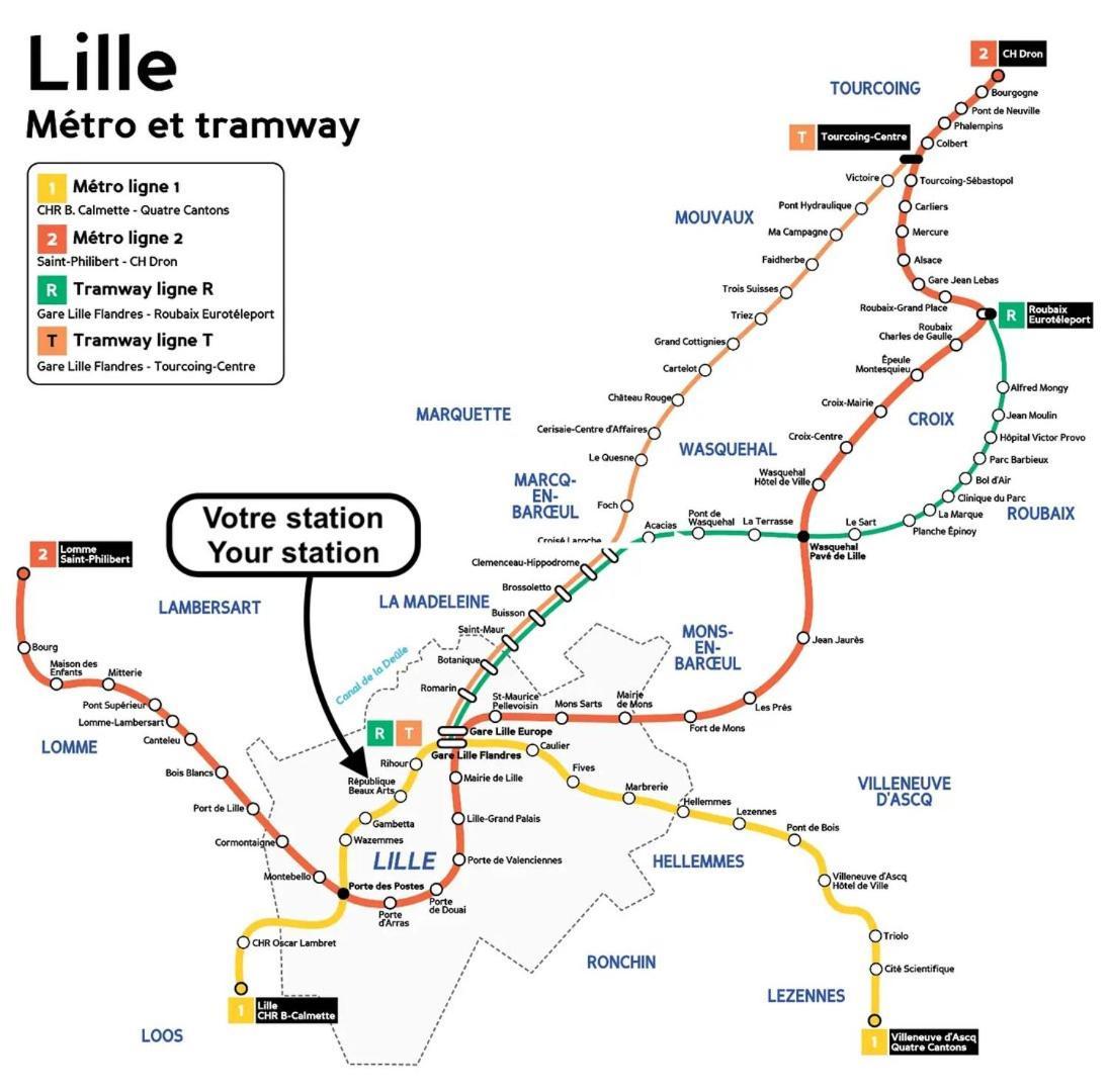 Lille Center - 4 Bedroom Duplex Apartment! ภายนอก รูปภาพ